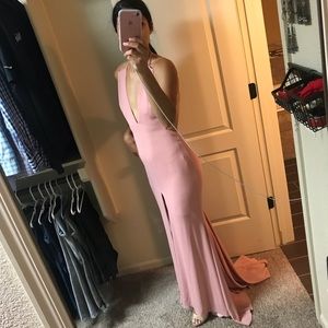 Fame and Partners Surreal Dreamer Deep V-Neck Gown